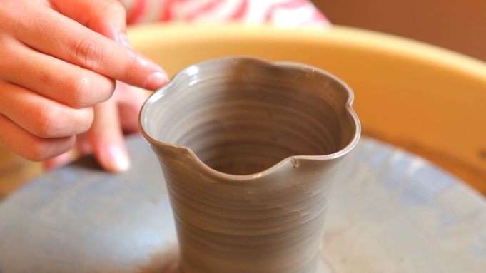 【清水・三年坂で陶芸体験】嘉祥窯陶芸教室にてあなただけの陶器を約20分で作れます！＜朝食付＞